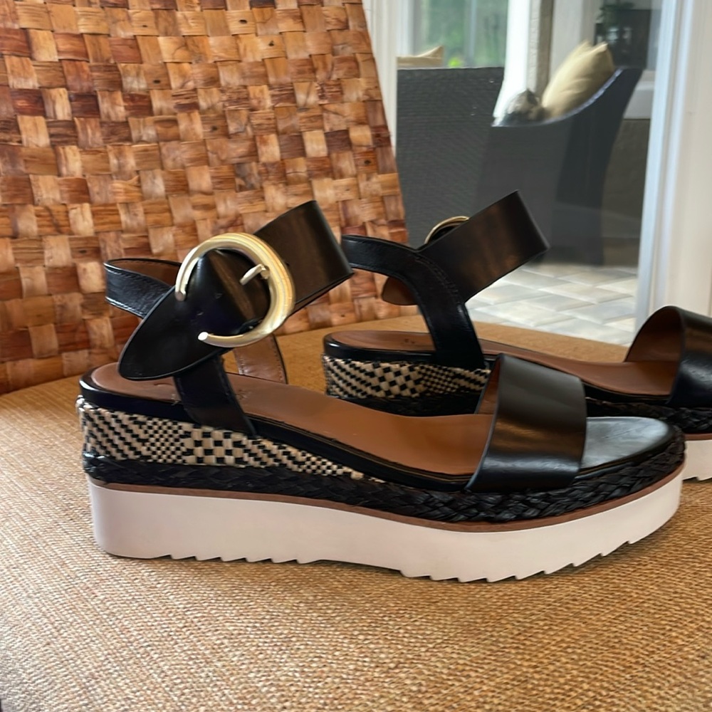 27 Edit dress sandals, new with box, size 6.5